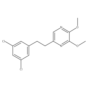 5-[2-(3,5-dichlorophenyl)ethyl]-2,3-dimethoxyPyrazine Structure