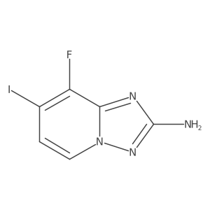 8-Fluoro-7-iodo[1,2,4]triazolo[1,5-a]pyridin-2-amine结构式