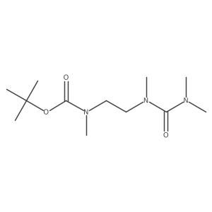tert-butyl N-[2-[dimethylcarbamoyl(methyl)amino]ethyl]-N-methylcarbamate Structure