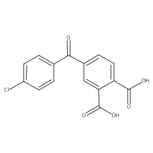 4-(4-Chlorobenzoyl)phthalic acid Structure
