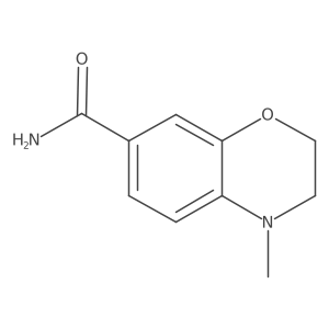 3,4-Dihydro-4-methyl-2H-1,4-benzoxazine-7-carboxamide Structure