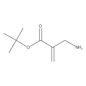 Tert-butyl 2-(aminomethyl)prop-2-enoate Structure