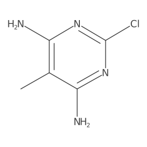 2-Chloro-5-methyl-4,6-pyrimidinediamine Structure