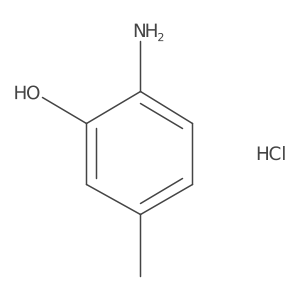 2-Amino-5-methylphenol hydrochloride结构式
