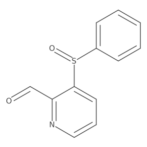 3-(Benzenesulfinyl)pyridine-2-carbaldehyde结构式