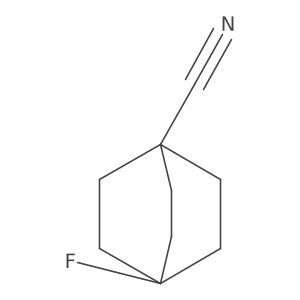 4-Fluorobicyclo[2.2.2]octane-1-carbonitrile结构式