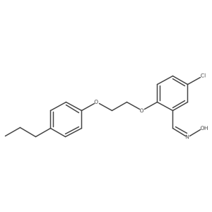 5-Chloro-2-[2-(4-propylphenoxy)ethoxy]benzaldehyde oxime Structure