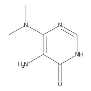 5-Amino-6-(dimethylamino)-3,4-dihydropyrimidin-4-one Structure