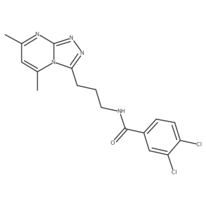 3,4-dichloro-N-[3-(5,7-dimethyl[1,2,4]triazolo[4,3-a]pyrimidin-3-yl)propyl]benzamide Structure