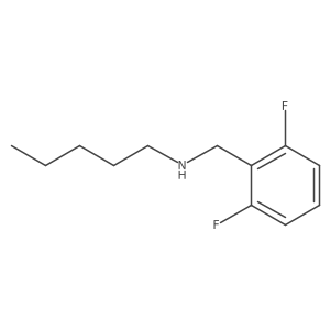[(2,6-Difluorophenyl)methyl](pentyl)amine Structure