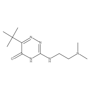 3-[[2-(Dimethylamino)ethyl]amino]-6-(1,1-dimethylethyl)-1,2,4-triazin-5(2H)-one Structure