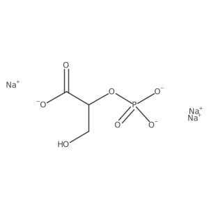 Sodium 3-hydroxy-2-(phosphonatooxy)propanoate Structure