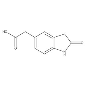 2-(2-Oxoindolin-5-yl)acetic acid Structure