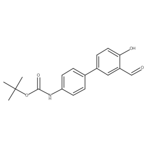 4-(4-Boc-aminophenyl)-2-formylphenol Structure