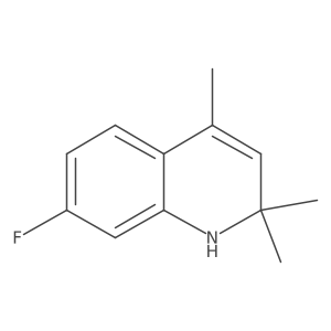 7-Fluoro-2,2,4-trimethyl-1,2-dihydroquinoline Structure