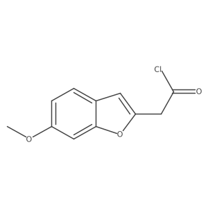 6-Methoxy-3-benzofuranacetyl chloride结构式