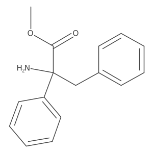 2-Amino-2,3-diphenyl-propionic acid methyl ester结构式