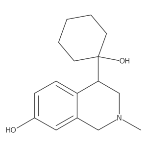4-(1-Hydroxycyclohexyl)-2-methyl-1,2,3,4-tetrahydroisoquinolin-7-ol Structure