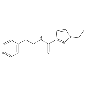 1-ethyl-N-(2-(pyridin-4-yl)ethyl)-1H-pyrazole-3-carboxamide Structure
