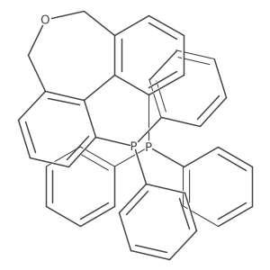 1,11-Bis(diphenylphosphino)-5,7-dihydrodibenzo[c,e]oxepine Structure