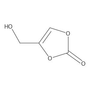 4-(Hydroxymethyl)-1,3-dioxol-2-one结构式