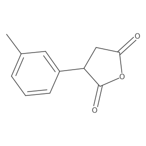 3-(3-Methylphenyl)oxolane-2,5-dione Structure