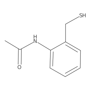N-[2-(sulfanylmethyl)phenyl]acetamide结构式
