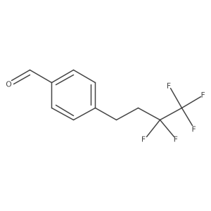 4-(3,3,4,4,4-Pentafluorobutyl)benzaldehyde结构式