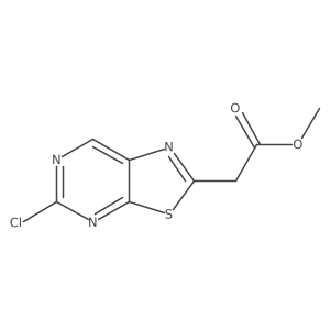 Methyl 5-chlorothiazolo[5,4-d]pyrimidine-2-acetate结构式
