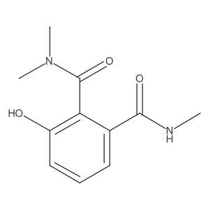 3-Hydroxy-N1,N2,N2-trimethylphthalamide结构式