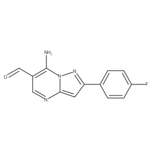 7-Amino-2-(4-fluorophenyl)pyrazolo[1,5-a]pyrimidine-6-carbaldehyde Structure