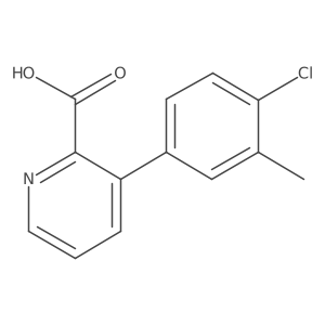 3-(4-Chloro-3-methylphenyl)picolinic acid Structure