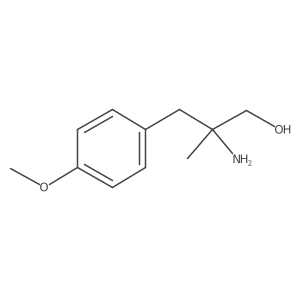 2-Amino-3-(4-methoxyphenyl)-2-methylpropan-1-ol结构式