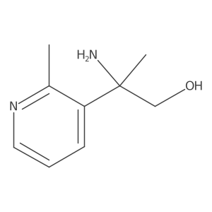 2-Amino-2-(2-methylpyridin-3-yl)propan-1-ol Structure