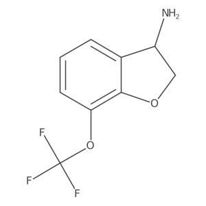 (3R)-7-(Trifluoromethoxy)-2,3-dihydrobenzo[B]furan-3-ylamine Structure
