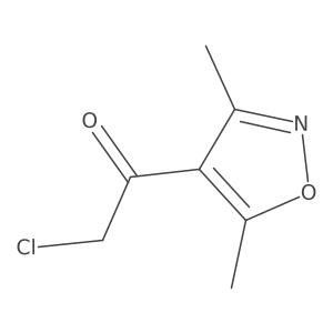 2-Chloro-1-(dimethyl-1,2-oxazol-4-yl)ethan-1-one Structure