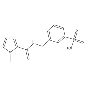 1-methyl-N-(3-sulfamoylbenzyl)-1H-pyrrole-2-carboxamide Structure