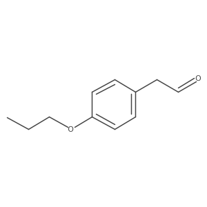 2-(4-Propoxyphenyl)acetaldehyde Structure