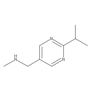 Methyl({[2-(propan-2-yl)pyrimidin-5-yl]methyl})amine Structure