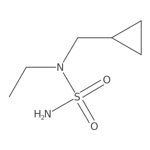 N-(cyclopropylmethyl)-N-ethylaminosulfonamide Structure
