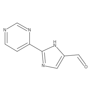 2-(4-Pyrimidinyl)imidazole-5-carbaldehyde Structure