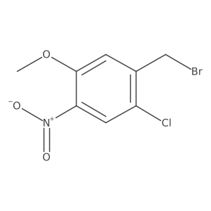 1-(Bromomethyl)-2-chloro-5-methoxy-4-nitrobenzene Structure