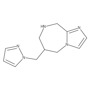 6-((1H-Pyrazol-1-Yl)Methyl)-6,7,8,9-Tetrahydro-5H-Imidazo[1,2-A][1,4]Diazepine Structure