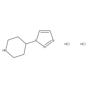 4-(1H-1,2,3-triazol-1-yl)piperidine dihydrochloride Structure