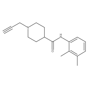 N-(2,3-Dimethylphenyl)-1-prop-2-ynylpiperidine-4-carboxamide Structure