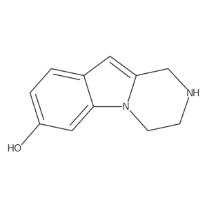 1,2,3,4-Tetrahydropyrazino[1,2-a]indol-7-ol结构式