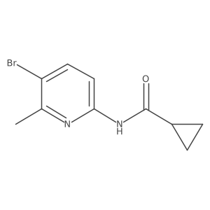 N-(5-bromo-6-methylpyridin-2-yl)cyclopropanecarboxamide Structure