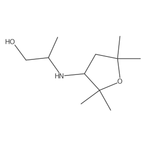 2-[(2,2,5,5-Tetramethyloxolan-3-yl)amino]propan-1-ol结构式