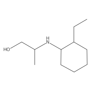 2-[(2-Ethylcyclohexyl)amino]propan-1-ol结构式