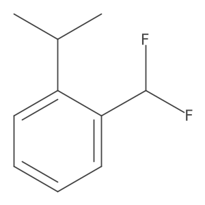 1-(Difluoromethyl)-2-isopropylbenzene结构式